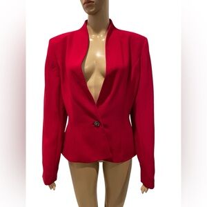 Jones New York Elegant Red Women's Blazer size 12